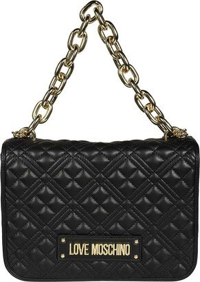 QUILTED CHAIN LINK DETAIL SHOULDER Bag