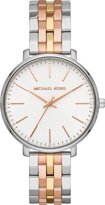 Women's White dial Watch-AB