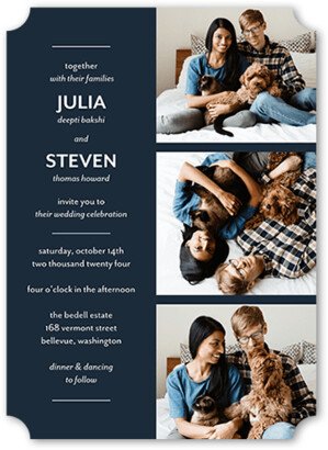 Wedding Invitations: Forever Classical Wedding Invitation, Black, 5X7, Matte, Signature Smooth Cardstock, Ticket