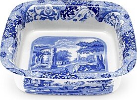 Blue Italian Square Dish-AA