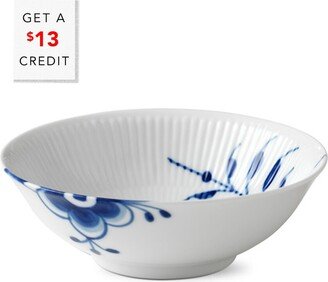 Blue Fluted Mega Cereal Bowl With $13 Credit