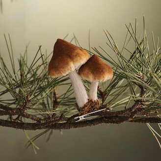 Mushroom Velvet Clip Ornament