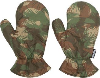 Camouflage-Print Padded Gloves