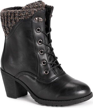 Lukees by Muk Luks Lacy Lori Combat Boot