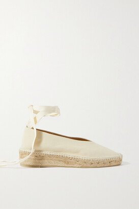 Gea Canvas Espadrilles - Ivory