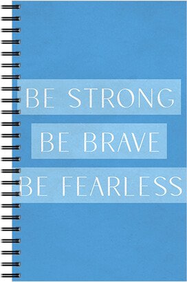 Notebooks: Strong Brave Fearless 5X8 Notebook, 5X8, Multicolor