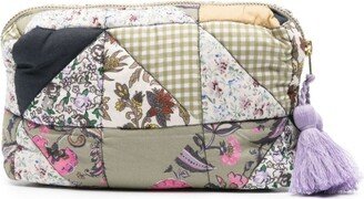 Louise Misha small Teiki patchwork make-up pouch