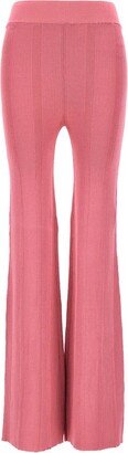 Ribbed Knit Straight Leg Pants