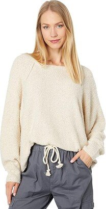 Early Morning Crew Neck Sweater (Tapioca) Women's Clothing