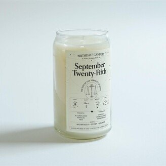 Birthdate Candles The September Twenty-Fifth Candle
