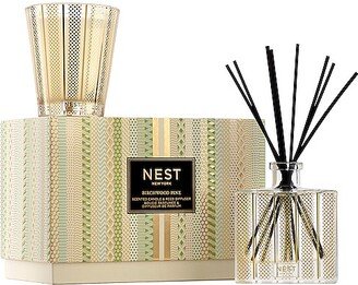 Birchwood Pine Candle & Reed Diffuser Set