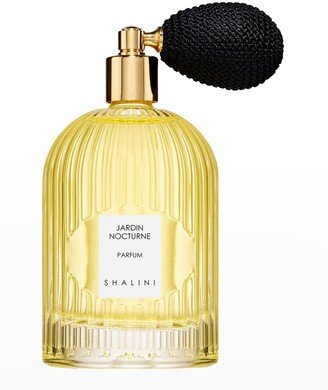 Shalini Parfum Jardin Nocturne Parfum in Byzantine Glass Flacon w/ Black Bulb Atomizer, 3.4 oz.