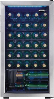DWC036A1BSSDB-6 36 Bottle Free-Standing Wine Cooler in Stainless Steel