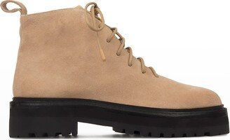 Duluth Suede Lace-Up Boots