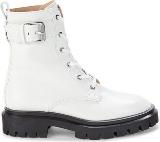 Leather Combat Boots-AN