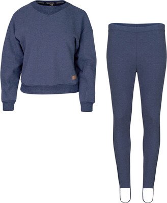 Oh!Zuza Night&Day Short Sweatshirt & Stirrup Leggings Set