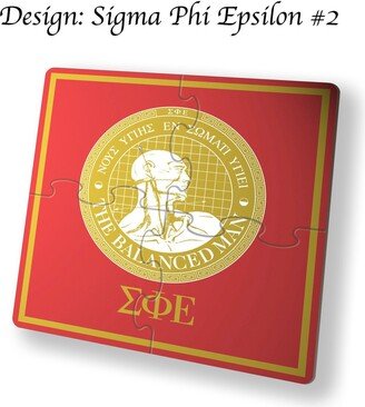 Sigma Phi Epsilon Beverage Jigsaw Puzzle Coasters Square | Set Of 4