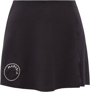 Steffi Scalloped-edge High-rise Skort