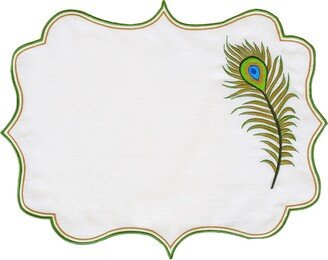 Km Home Collection Pavona Linen Placemat Set Of 2