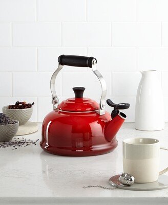 Classic Enamel on Steel 1.7 Qt. Whistling Tea Kettle