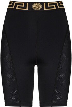 Greca border cycling shorts