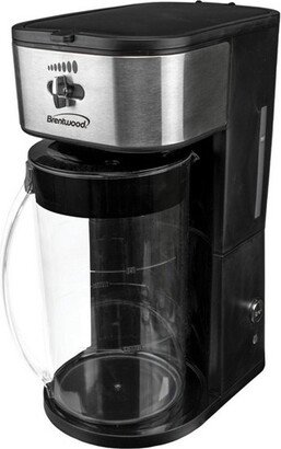 Iced Tea and Coffee Maker in Black with 64 Ounce Pitcher
