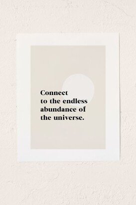 Bohomadic.Studio Connect To The Universe Inspirational Quote\tArt Print