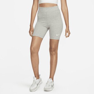 Women's Sportswear Classic High-Waisted 8 Biker Shorts in Grey