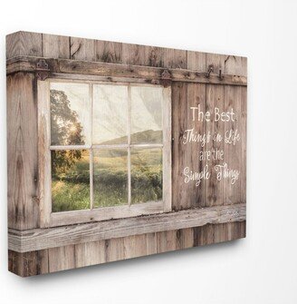 Simple Things Rustic Barn Window Distressed Photograph, 30 L x 40 H