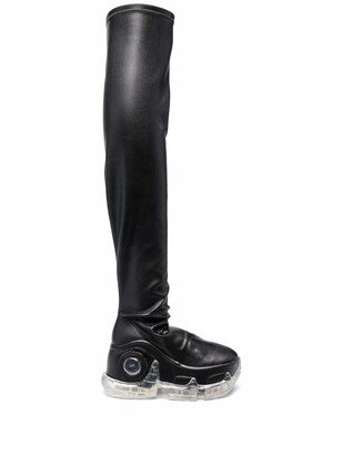 Air Revive over-the-knee platform boots