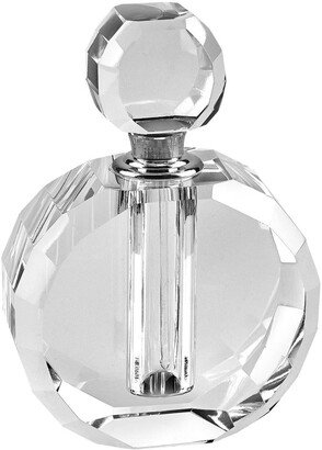 375913 Hand Crafted Crystal Round Perfume Bottle