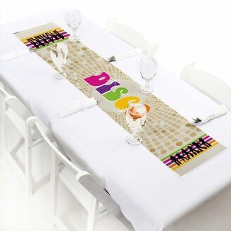 Big Dot Of Happiness 70's Disco - Petite 1970's Disco Fever Party Paper Table Runner - 12 x 60 inches