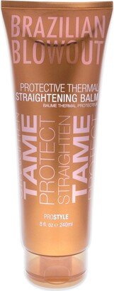 Acai Protective Thermal Straightening Balm by Brazilian Blowout for Unisex - 8 oz Balm