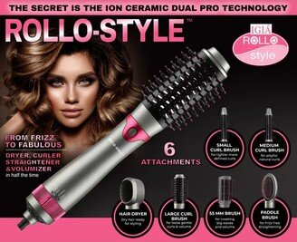 IGIA Rollo Style 6-in-1 Dual Pro-Technology Hair Styling Tool For All Kinds Of Curls And Styles