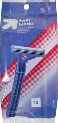 Men's Twin Blade Disposable Razor - 12ct - up & up™