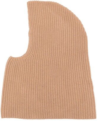 Sacha ribbed-knit balaclava