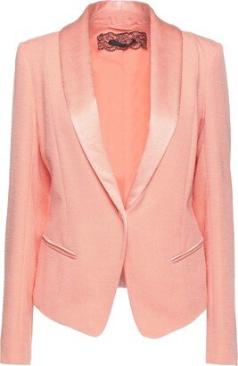 Suit Jacket Salmon Pink-AA