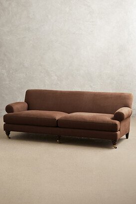 Linen Willoughby Sofa, Hickory-AA