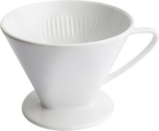 Porcelain #6 Pour Over Coffee Filter Holder