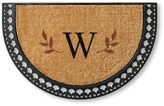 Juno Half-Round Monogrammed Coco Door Mat