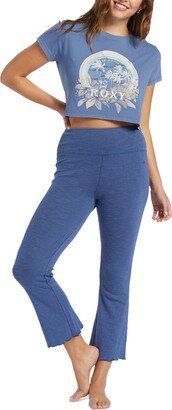 Juniors' Zuma Ribbed Knit Flare Pants