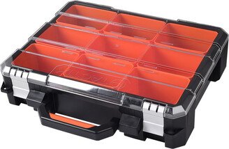 TACTIX Heavy-Duty Parts Organizer Black/Orange