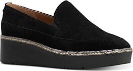 Women's Women's Suede Platform Wedge Loafers