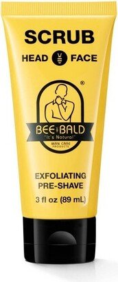 Bee Bald Head and Face Exfoliating Pre-Shave - 3 fl oz