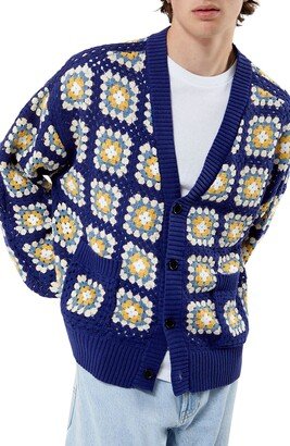 Estate Oversize Crocheted Cardigan