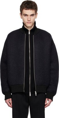 Black Zip Sweater-AA