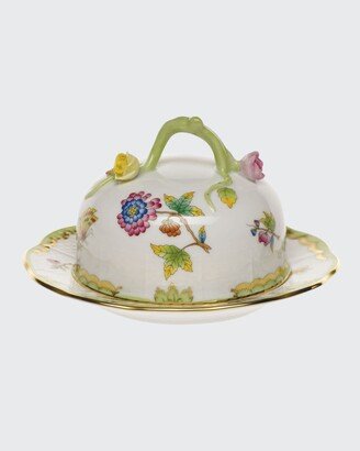 Queen Victoria Covered Butter Dish-AA