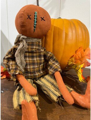 Primitive Pumpkin Guy Franklin