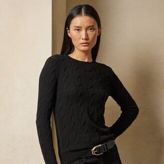 Ralph Lauren Cable-Knit Cashmere Sweater-AE