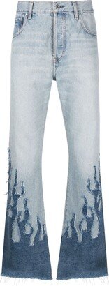 LA Blvd flared jeans